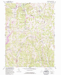 Deavertown 1961 topographic map thumbnail
