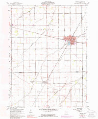 Deshler 1960 topographic map thumbnail