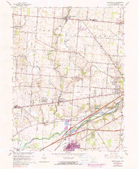 Donnelsville 1965 topographic map thumbnail