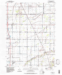 Dunbridge 1994 topographic map thumbnail