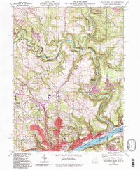 East Liverpool North 1994 topographic map thumbnail