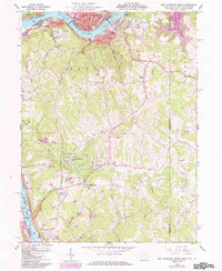 East Liverpool South 1960 topographic map thumbnail