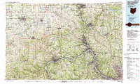 East Liverpool 1986 topographic map thumbnail