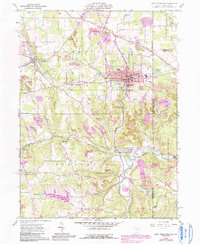 East Palestine 1960 topographic map thumbnail