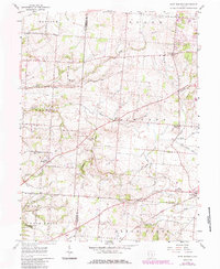 East Ringgold 1958 topographic map thumbnail