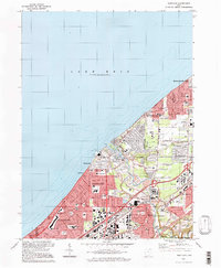 Eastlake 1994 topographic map thumbnail