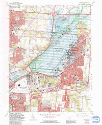 Fairborn 1965 topographic map preview