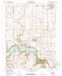 Farmersville 1960 topographic map thumbnail