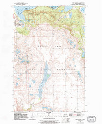 Fort Totten 1994 topographic map thumbnail
