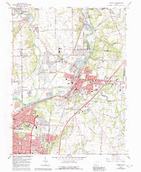 Franklin 1965 topographic map thumbnail