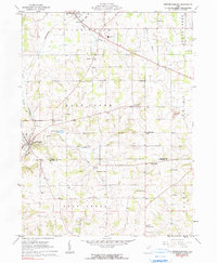 Fredricksburg 1961 topographic map thumbnail