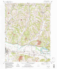 Fresno 1994 topographic map thumbnail