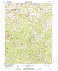 Gallia 1961 topographic map thumbnail