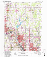Girard 1994 topographic map thumbnail
