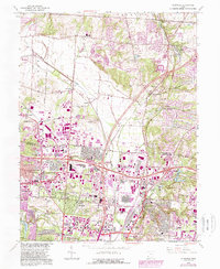 Glendale 1965 topographic map thumbnail