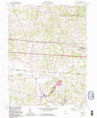 Glenford 1992 topographic map thumbnail