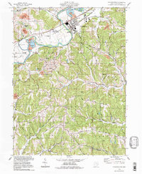 Gnadenhutten 1994 topographic map thumbnail