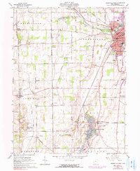 Greenville West 1961 topographic map thumbnail