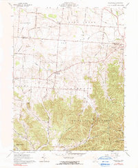 Hallsville 1961 topographic map thumbnail