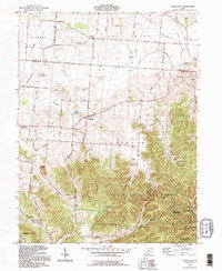 Hallsville 1992 topographic map thumbnail