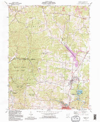 Hamden 1992 topographic map thumbnail