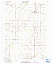 Hamler 1960 topographic map thumbnail