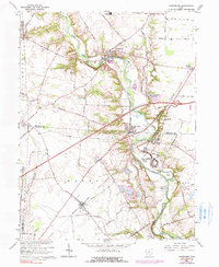 Harrisburg 1966 topographic map thumbnail