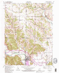 Harrison 1992 topographic map thumbnail
