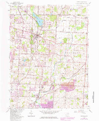 Hartville 1960 topographic map thumbnail