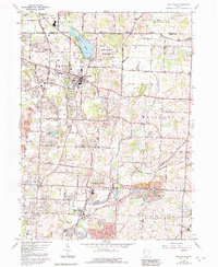 Hartville 1960 topographic map thumbnail
