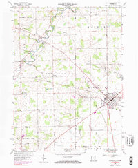 Hicksville 1958 topographic map thumbnail
