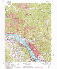 Ironton 1972 topographic map thumbnail