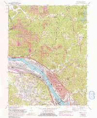 Ironton 1972 topographic map thumbnail