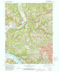 Addyston 1982 topographic map preview