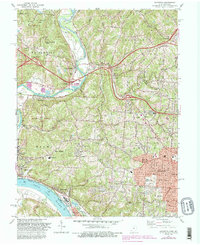 Addyston 1982 topographic map preview