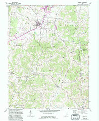 Albany 1960 topographic map thumbnail
