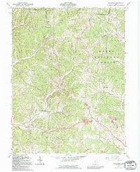 Allensville 1992 topographic map thumbnail
