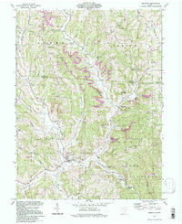 Amesville 1994 topographic map thumbnail