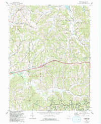 Antrim 1993 topographic map preview