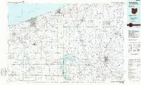 Ashtabula topographic map thumbnail