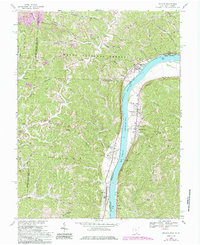 Athalia 1968 topographic map thumbnail