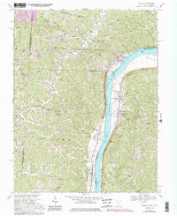 Athalia 1968 topographic map thumbnail