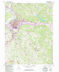 Athens 1961 topographic map thumbnail