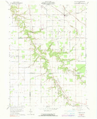 Ayersville 1960 topographic map preview