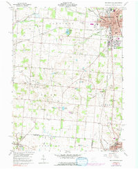 Bellefontaine 1960 topographic map thumbnail