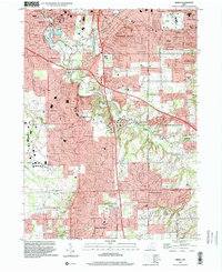 Berea 1994 topographic map thumbnail