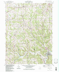 Bergholz 1994 topographic map thumbnail