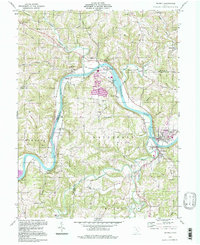 Beverly 1994 topographic map thumbnail
