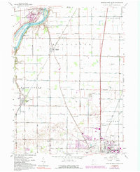 Bowling Green North 1958 topographic map thumbnail