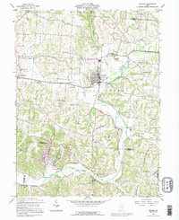 Bremen 1992 topographic map thumbnail